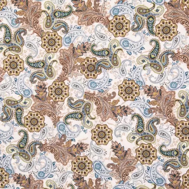ヘアバンメーカー、巧みなバン、熱を使わないカール、ペイズリー Blue&White paisley