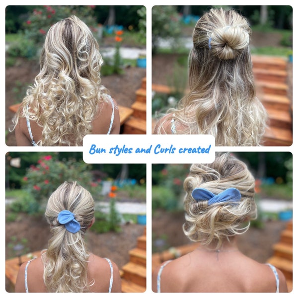 Updo bun maker, deft bun, heatless curls, Hair accessories, hair bun maker, bun holder, curling accessory, hair rollers, bun twist,