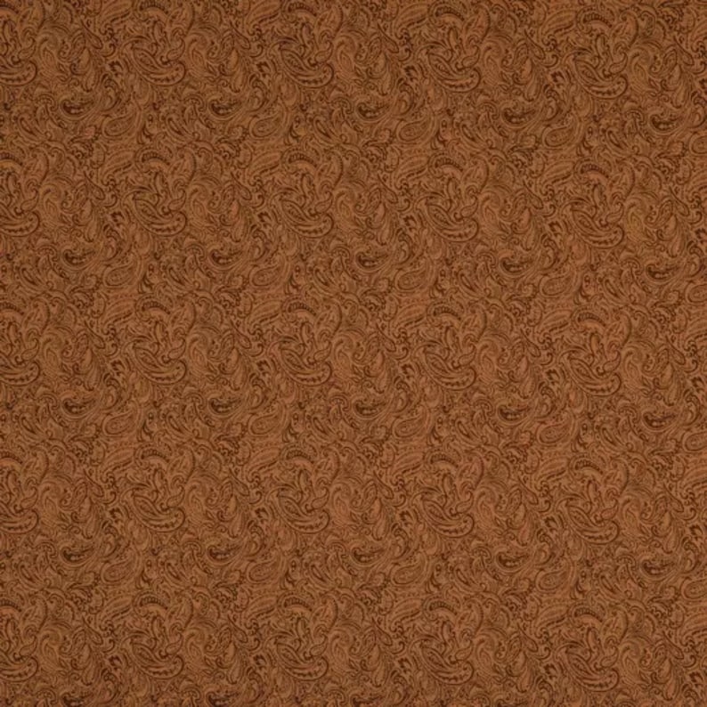 ヘアバンメーカー、巧みなバン、熱を使わないカール、ペイズリー Brown paisley