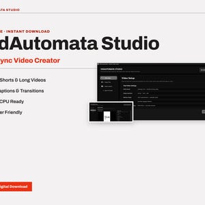 Windows AutoSync Video Creator for YouTube Shorts and Long Videos | VidAutomata Studio