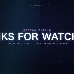 Animated Stream Overlay Pack Neon | Starting Soon BRB Ending Screens + Reactive Like Meter | OBS Streamlabs Twitch VTuber 画像 3