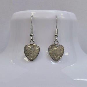Translucent bubbles dangle earrings