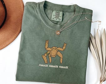 Comfort Colors® Amaze Rocky Alien Shirt, Funny Sci-Fi Quote Space Graphic Tee, Project Hail Mary Inspired Design, Sci-Fi Gift