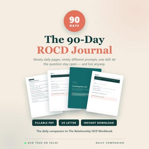90-Day ROCD Journal | Relationship OCD Recovery Prompts (Digital Download)