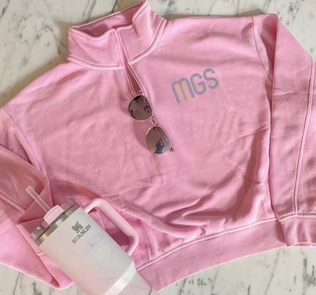 Half Green Half Purple Sweatshirt - Main Image