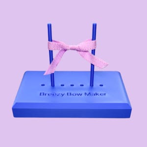 Breezy Bow Maker Tool for Ribbon Crafts, Easy Bow Making