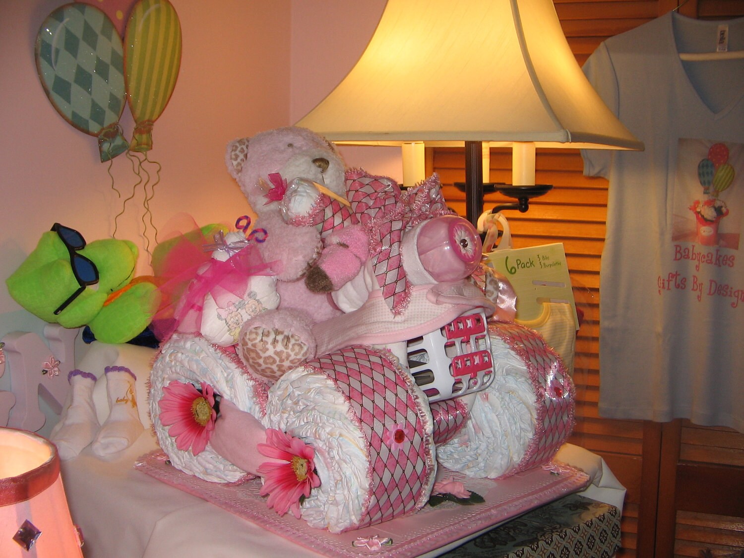 Four Wheel Diaper Cake Etsy