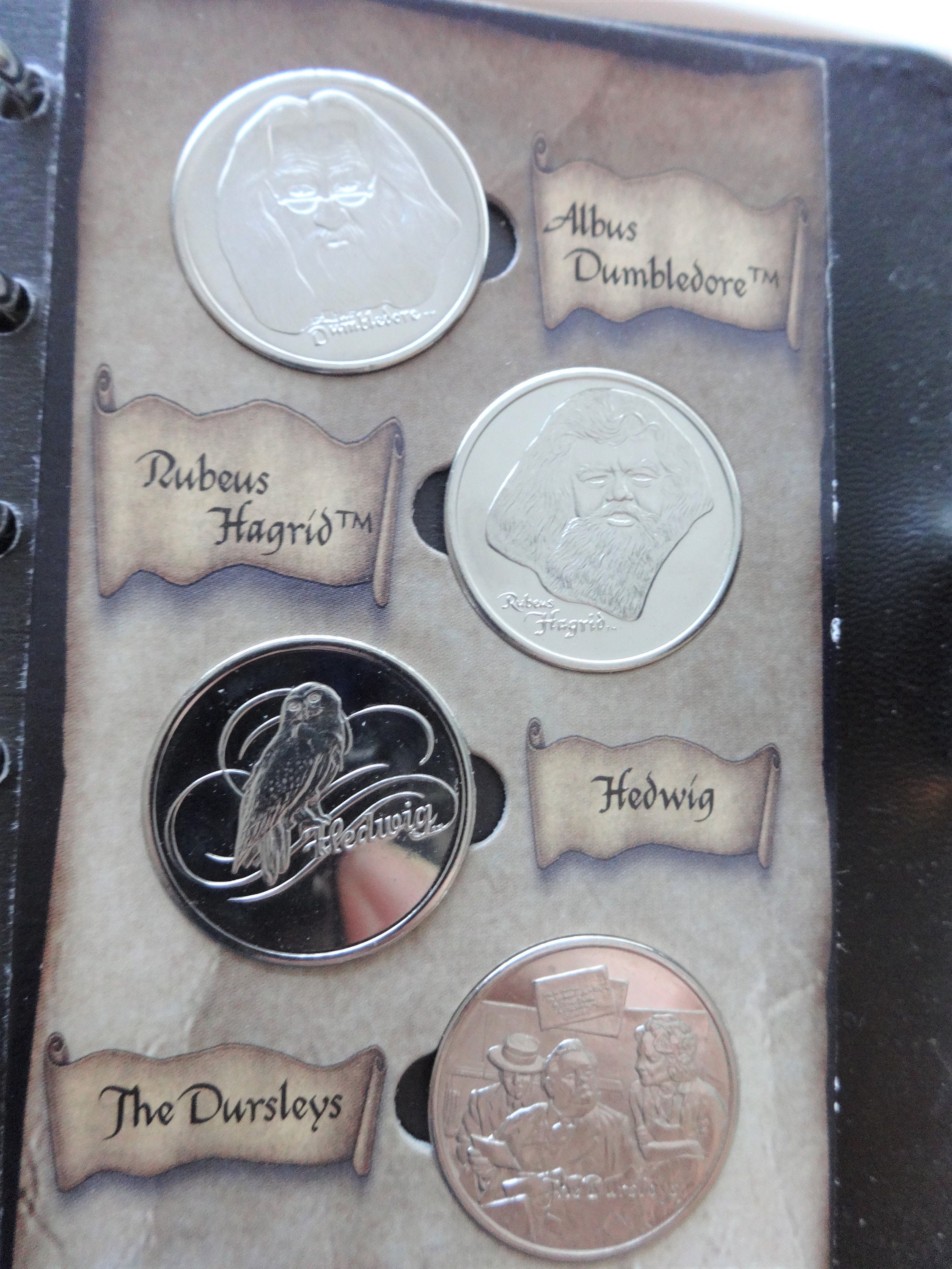 Asda Harry Potter 2 sealed coins in pack very rare and collectible