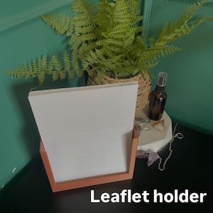 A5 Leaflet Holder | Freestanding Brochure Display Stand for Flyers