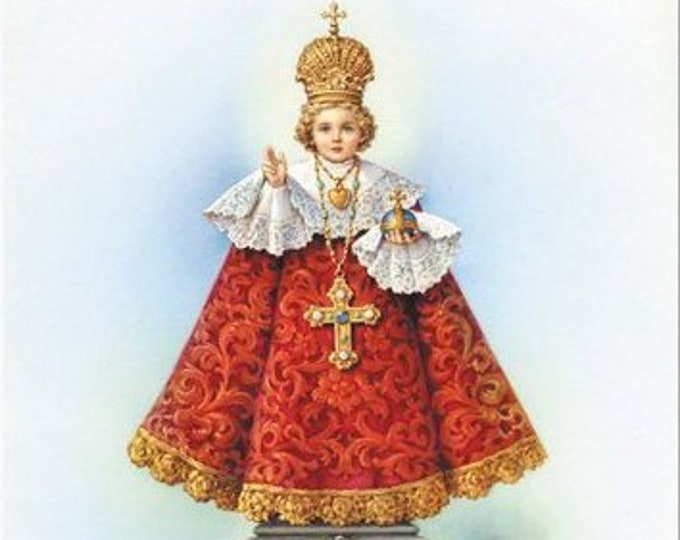 Infant of Prague 8 X 10 Art Print, Catholic Vintage, Wall Art