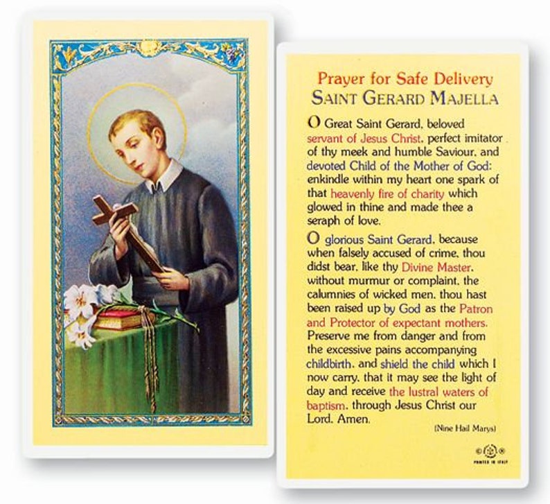 Saint Gerard Majella Gift Setst.gerard Majella Novenast. Etsy
