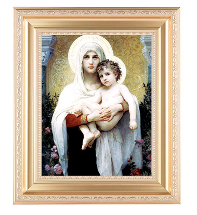 The Madonna of the Roses 8 X 10 Art Print - Etsy