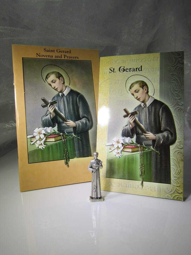 Saint Gerard Majella Gift Setst.gerard Majella Novenast. Etsy
