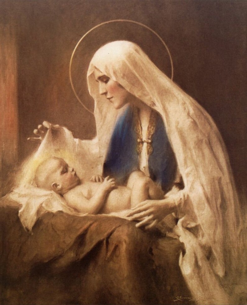 Madonna and ChildChambersA 8 X 10 Art image 0