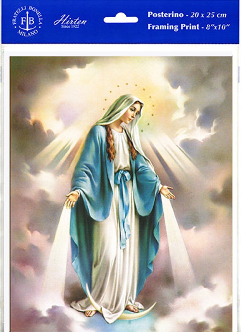 Our Lady of Grace 8 X 10 Art Print Catholic Etsy