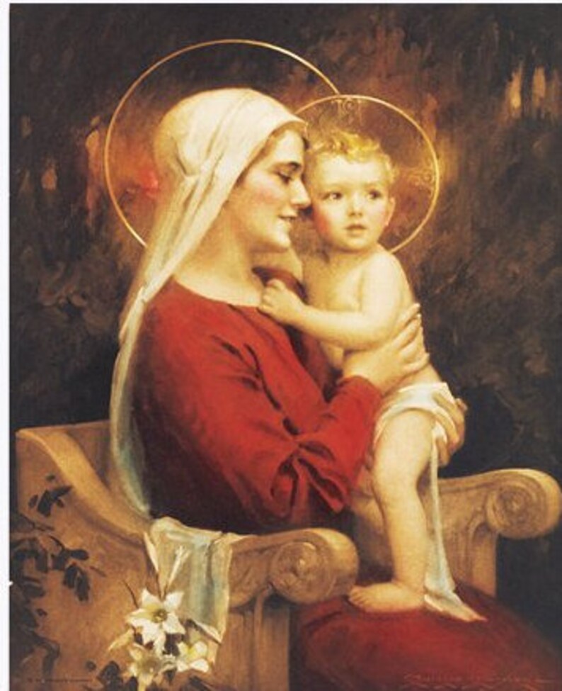 Madonna and ChildChambersB  8 X 10 Art image 0