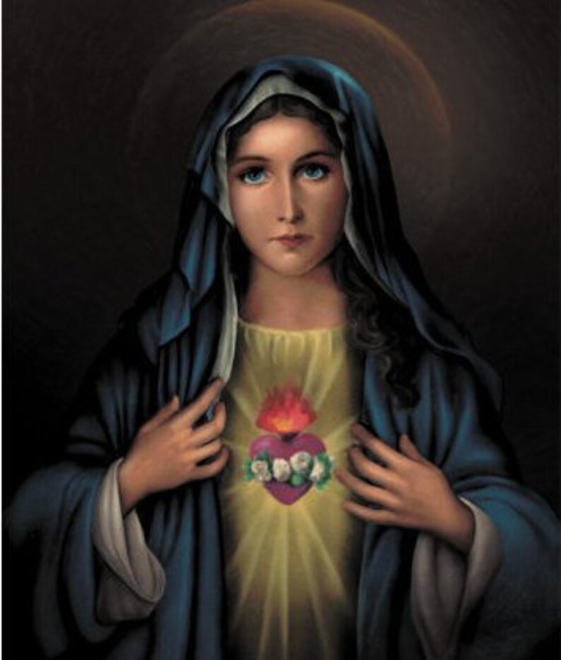 Immaculate Heart of Mary 8 X 10 Art PrintCatholic image 0