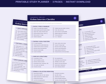 Python-Interview-Checkliste zum Ausdrucken