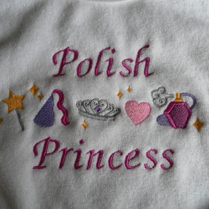 Polish Princess Bib - Polish Girl - Polish baby - Ethnic bib