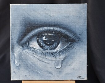Crying Eyes Art Etsy