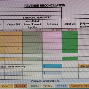 VAT Recon eezy peezy. Custom made Excel Workbook