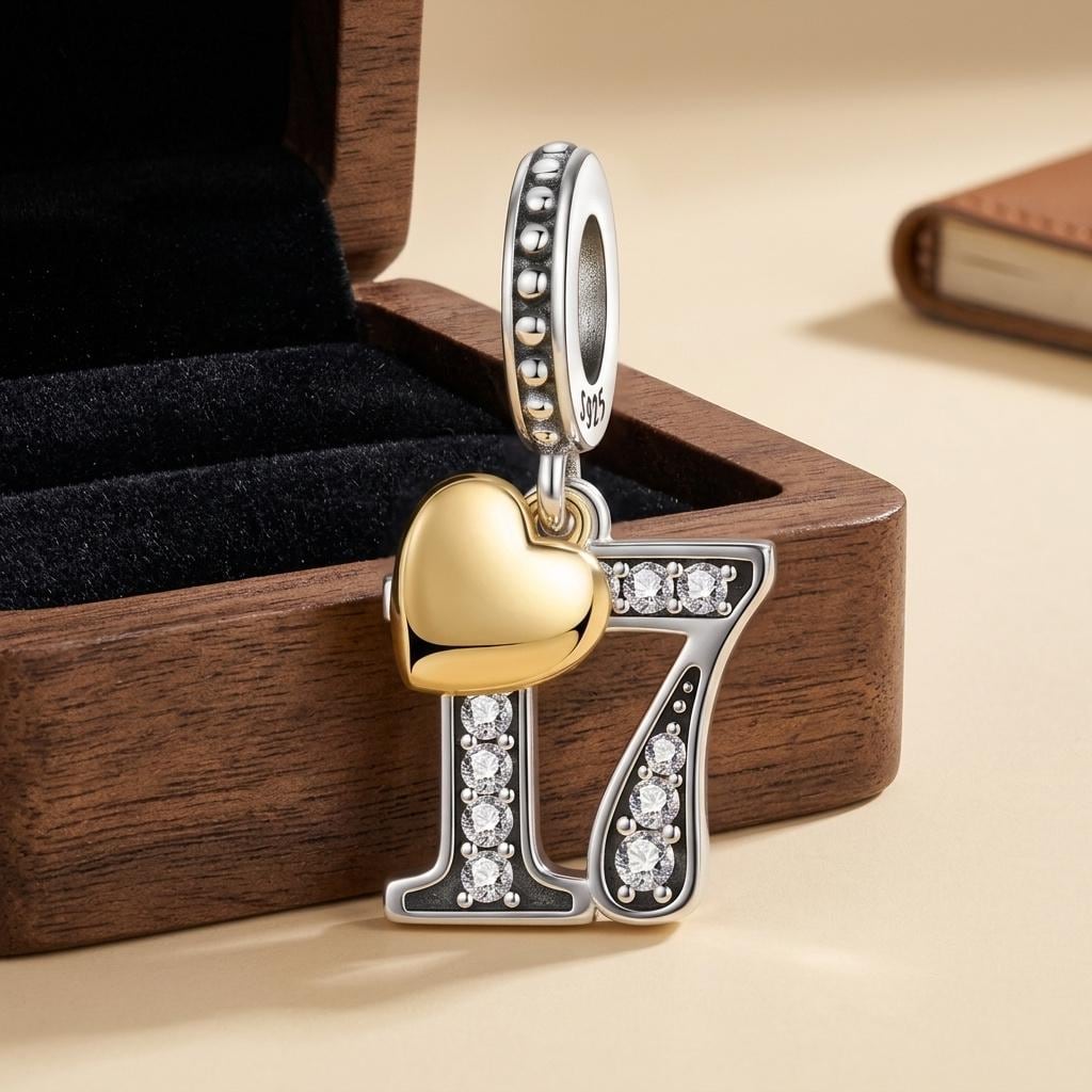 Pandora 17th birthday charm - Etsy 日本