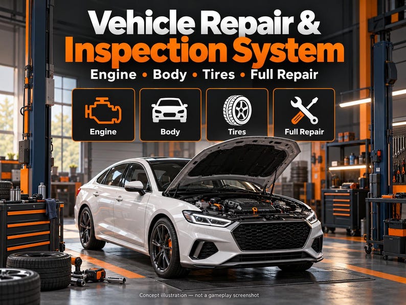 Identify Inspection Icon Vehicle Repair & Inspection Script | Mechanic Roleplay System (Lua ...