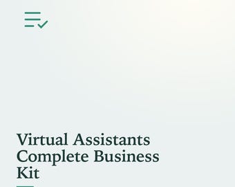Kit completo para assistente virtual, incluindo proposta de integração de clientes editável, contrato, fatura e pacote de boas-vindas. Pacote de modelos para assistente virtual no Google Docs.