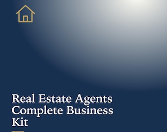 Kit completo para corretor de imóveis, incluindo formulários editáveis de integração de clientes (compradores e vendedores), pacote de boas-vindas para propostas e modelo para corretores no Google Docs.