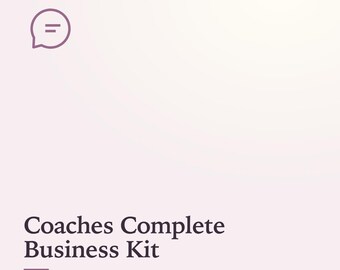 Kit completo para negócios de coaching, incluindo proposta de integração de clientes editável, contrato, fatura e pacote de boas-vindas. Modelos para coach no Google Docs.