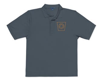 Mark Master Keystone Embroidered Polo, HTWSSTKS Royal Arch Chapter Shirt, York Rite Mason Gift, Masonic Polo Shirt