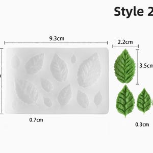 ALT 1: Leaf silicone mold with realistic leaf vein details for cake decorating, fondant, candles, aroma stones, and resin crafts.
ALT 2: Food-grade leaf silicone mold suitable for fondant, chocolate, handmade soaps, epoxy resin, Jesmonite, and DIY craft projects.
ALT 3: Reusable leaf mold for creating realistic botanical decorations, cake toppers, handmade candles, and aroma stones.