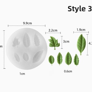 ALT 1: Leaf silicone mold with realistic leaf vein details for cake decorating, fondant, candles, aroma stones, and resin crafts.
ALT 2: Food-grade leaf silicone mold suitable for fondant, chocolate, handmade soaps, epoxy resin, Jesmonite, and DIY craft projects.
ALT 3: Reusable leaf mold for creating realistic botanical decorations, cake toppers, handmade candles, and aroma stones.