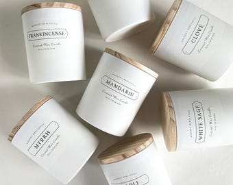 Hand-Poured Artisan Candle | Authentic Scent | True to life | Minimalist White Scented Jar Candle | Luxury Wax | Toxin-Free Home Fragrance