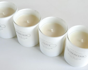 Frankincense Aromatherapy Candle | Natural Coconut Wax Candle | Slow Burning, Non-Toxic, Sustainable, Clean Burning | Petrichor | Citrus