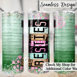 Besties Tumbler Wrap Best Friends Cup Wrap Licencia Placa Cartas Playa Fin de Semana Chicas Viaje PNG Personalizable 20 oz Sublimación Diseño Digital