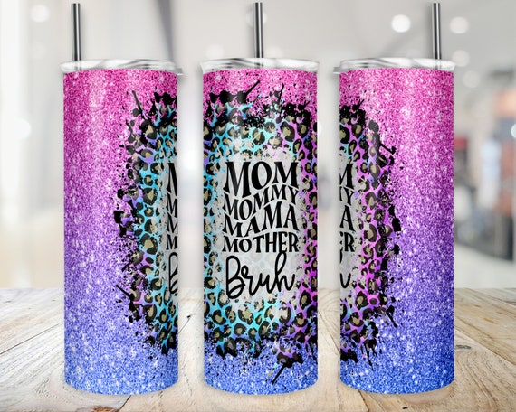 16oz Shimmer Sublimation Glass Tumbler - Mother Tumbler