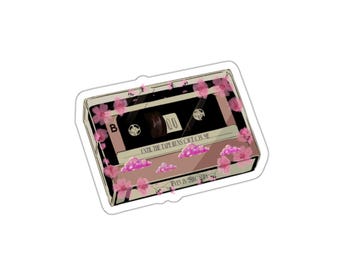 Sleep Token Cassette Tape Sticker: Kersenbloesem Design