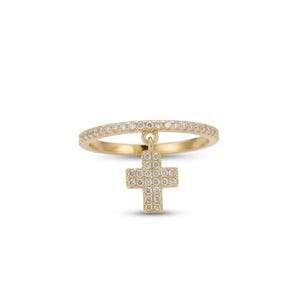 Céleste Kreuz Charm Ring