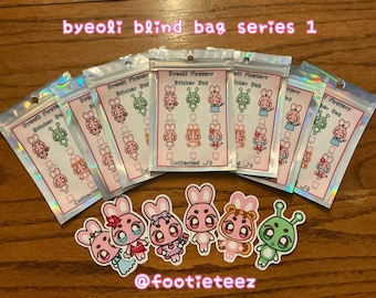 byeoli sticker blind bag series 1