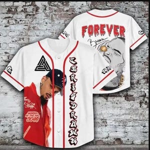 Custom Name Jersey, Chris Brown Jersey T-Shirt