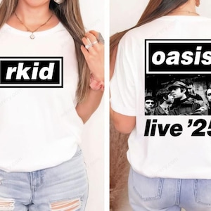 Oasis Rock Band Shirt – Vintage Music Merch Fan Graphic T-Shirt