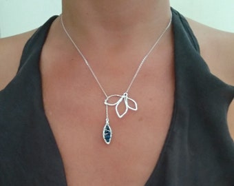 Sapphire Necklace  Sapphire Jewelry September Birthstone Jewelry  September Birthday for for Her Sapphire  for Women     Gift