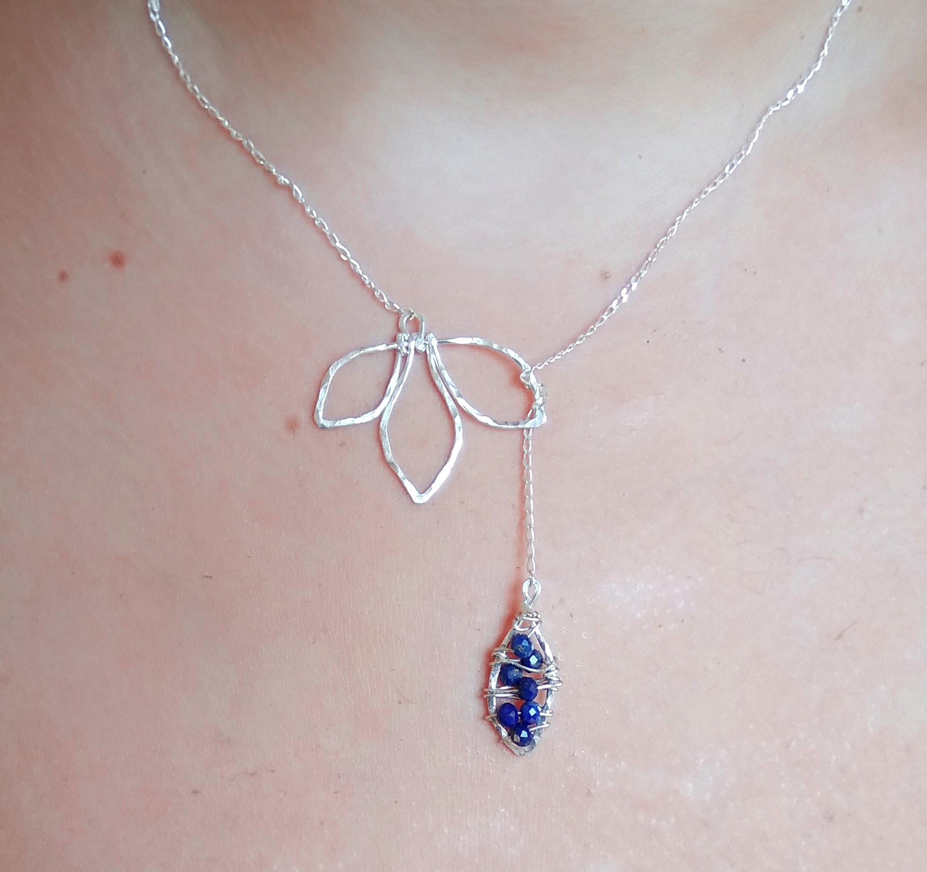 sapphire birthstone necklace