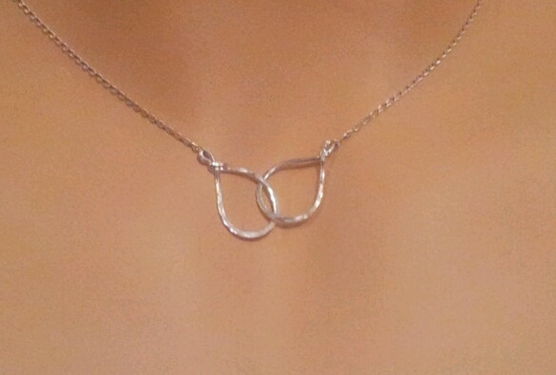 Love Link Pendant Necklacebest friend Birthday gift Etsy