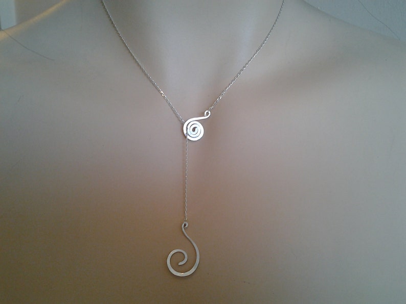 Spiral Necklace Silver or Gold Necklace With Special Meaning Etsy