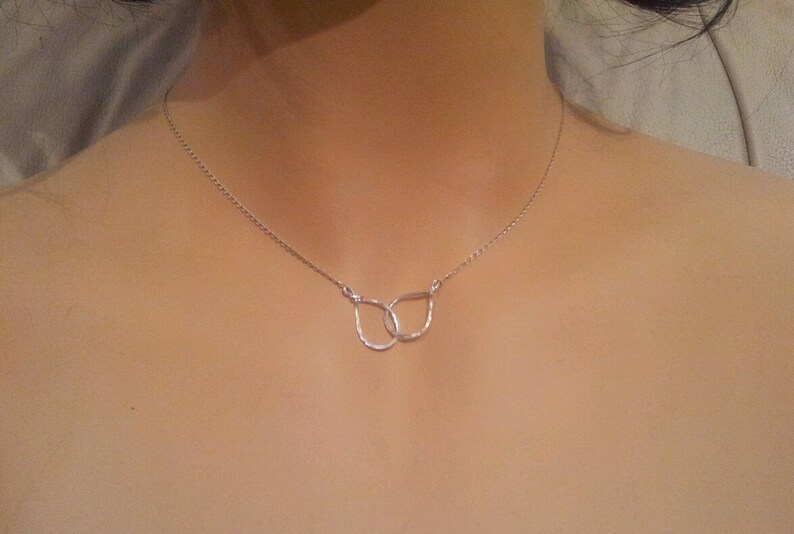Love Link Pendant Necklacebest friend Birthday gift Etsy