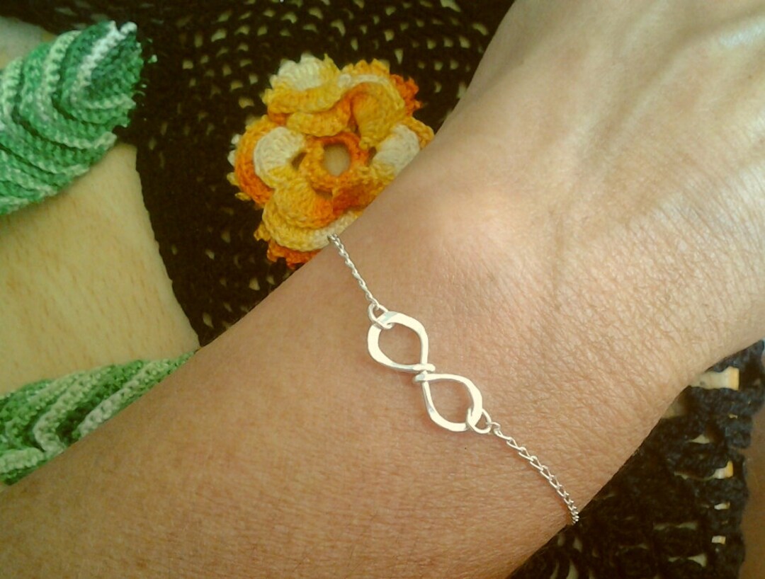 Handmade Infinity Bracelet Best Friend Friendship Bracelet Gold Silver