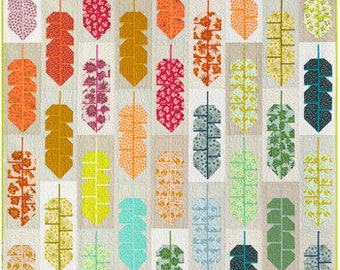 Leafy Quilt Kit - Elizabeth Hartman featuring Sunroom