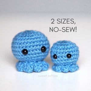 2-in-1 OCTOBUDDY the Calming Octopus Amigurumi Crochet Pattern · Free DIY Video Tutorial quick easy cute kawaii yarn kids therapy toy autism